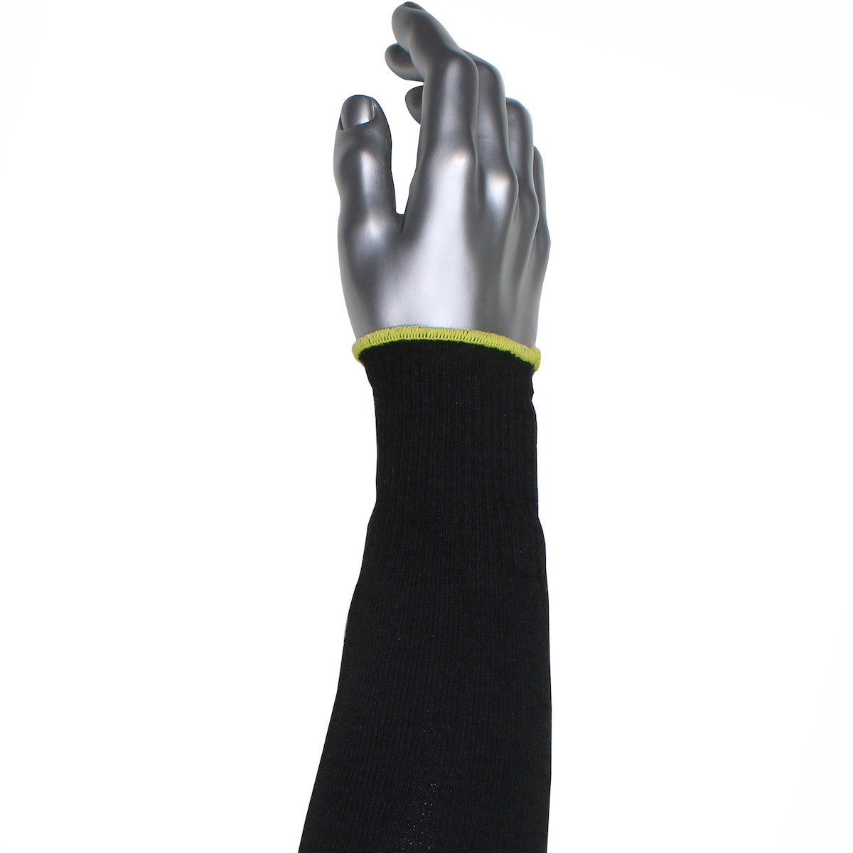 Kut Gard® S10ATAFR/5BK-ES6  Cut Resistant Sleeve, Size 22", Black, ANSI A5