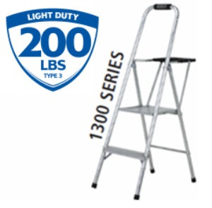 4FT Aluminum Platform Step Ladder 200LB