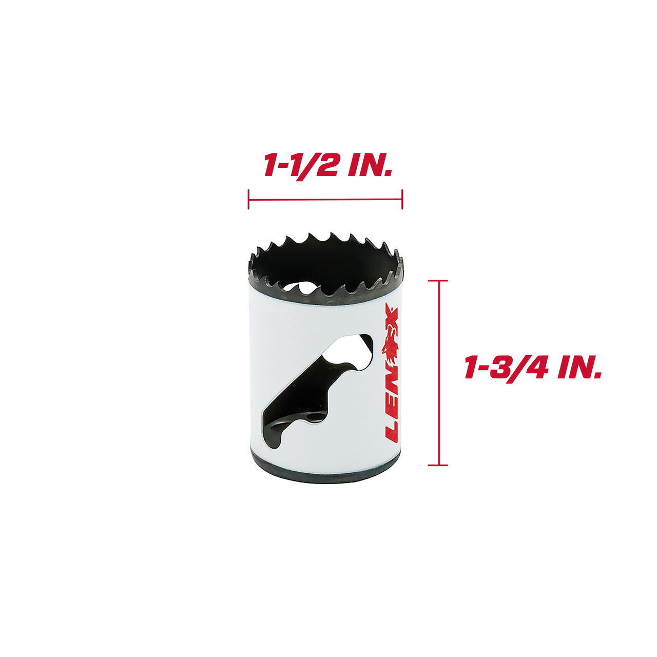 LENOX Hole Saw, Bi-Metal, Speed Slot, 1-1/2-Inch