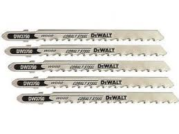 DEWALT 4-Inch 6 Tpi Fast Clean Cut Wood T-Shank Jig Saw Blade (5-Pack)