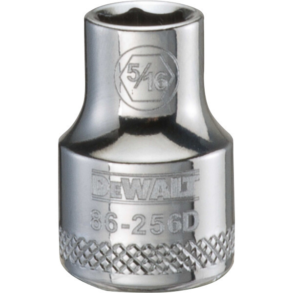 DEWALT 001Pc 38Dr Socket-06Pt-5/16