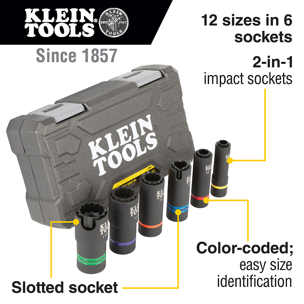 5-in-1 Impact Socket Set
