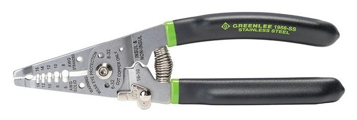 GREENLEE Pro Stainless Wire Stripper / Cutter / Crimper (Curve)
