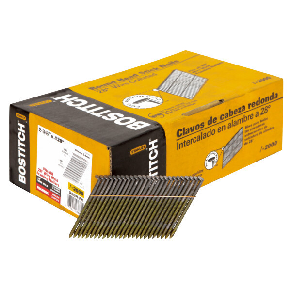 DEWALT 2-3/8 In. X 0.120 In. 28° Wire Weld Framing Nails Galvanized (2,000 Pk)