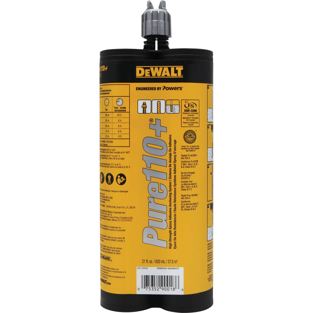DEWALT Pure110+ 20.5 Oz (610Ml) 1-1 Qty: 12