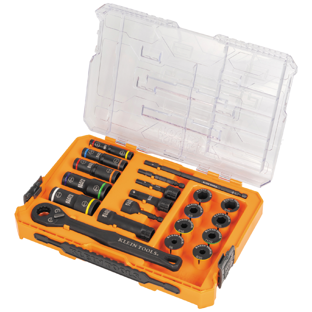 KNECT™ Impact Pass Through and Deep-Well Flip Socket Set, 20-Piece