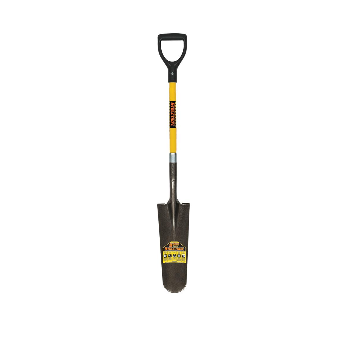 Structron® S600 Power™ Fiberglass 29" D-Handle 16" Drain Spade