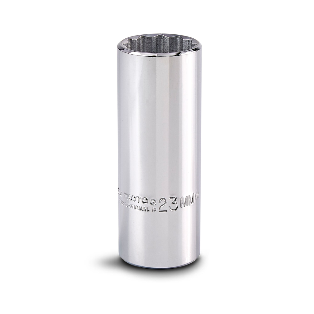 PROTO Socket Deep 1/2" DR 23 mm 12 PT