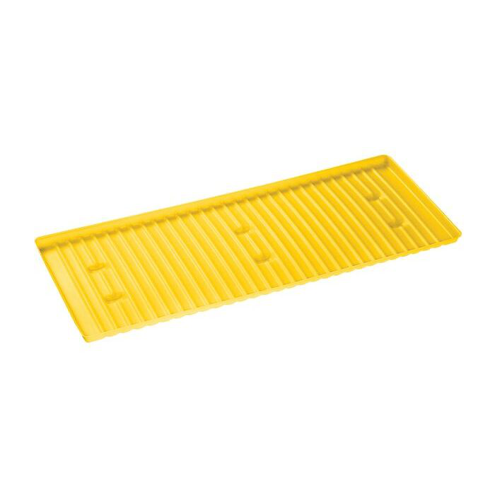 Polyethylene Sump Shelf Tray for 30, 40 and 45 Gallon Safety Cabinet, Yellow - 29053