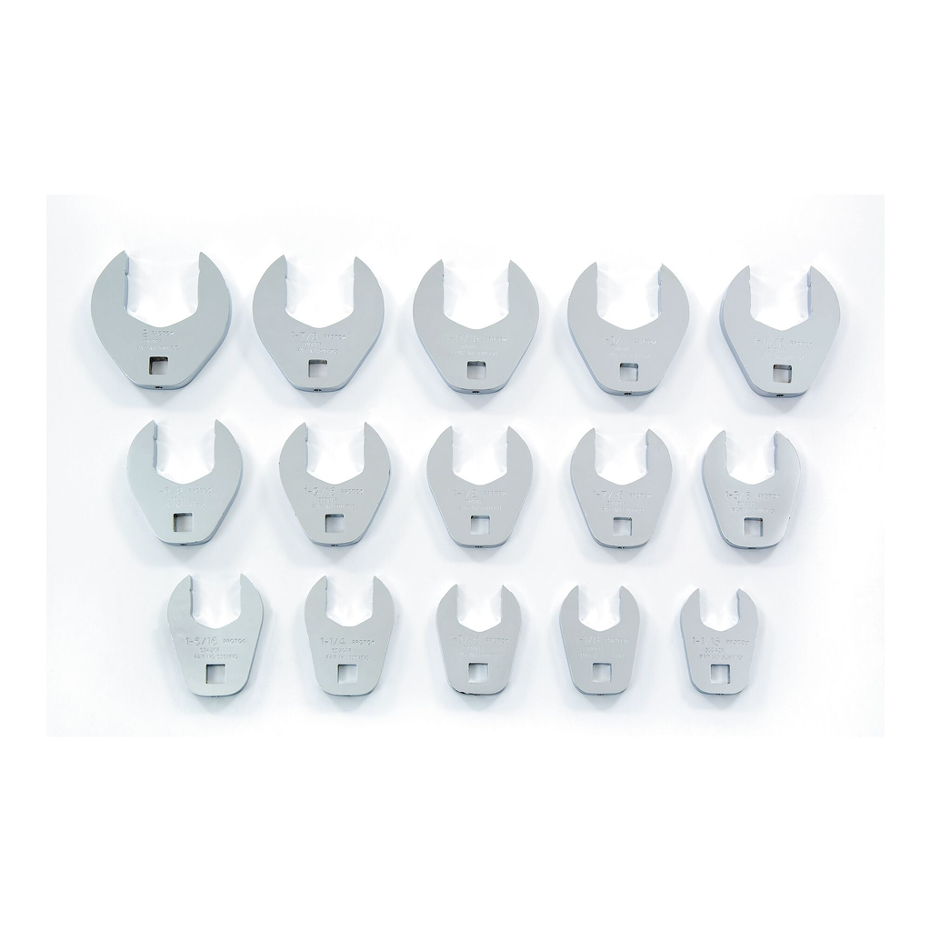 PROTO 1/2 In. Drive Crowfoot Wrench Set (15 Pc.)