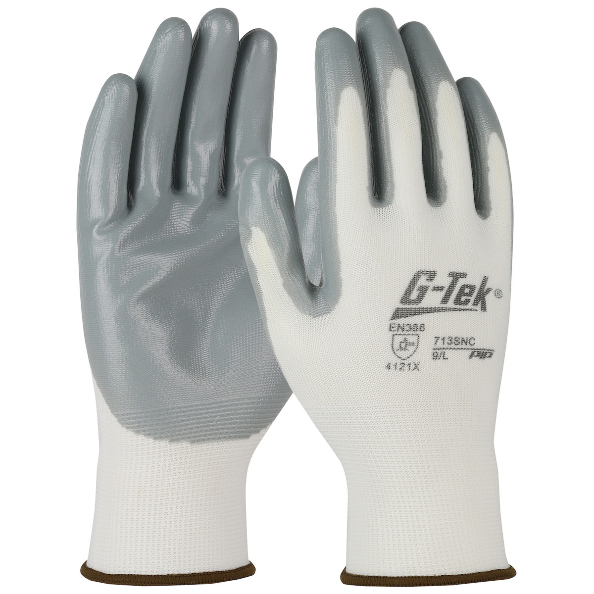 G-Tek® 713SNC  SeamlessGlove Coated, Size XL, White
