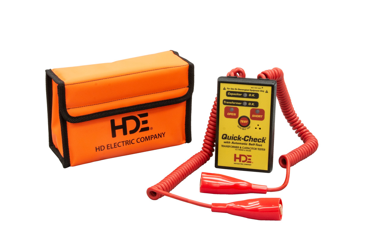 GREENLEE Quick-Check® Transformer and Capacitor Tester, Auto Self-Test