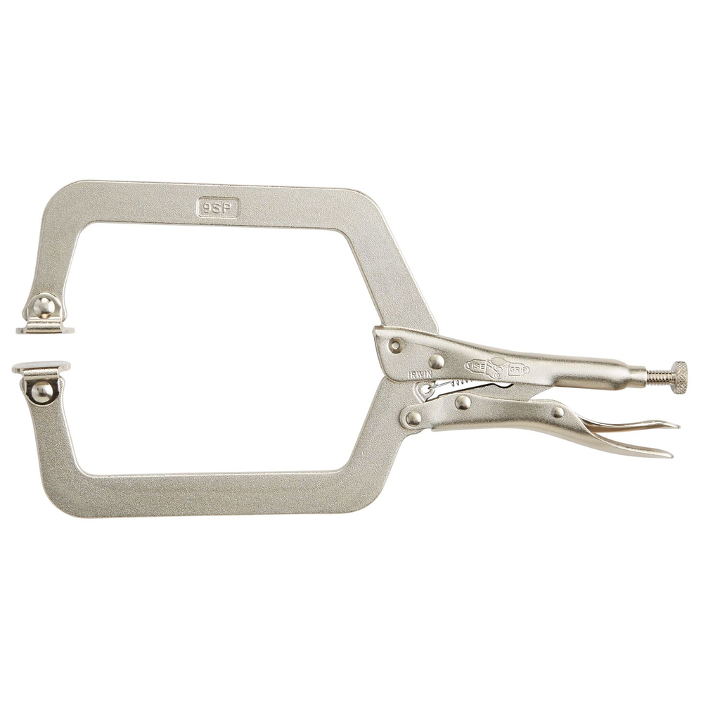 The Original(TM) Locking C-Clamps with Swivel Pads, CLMP LCKNG 9SP 9"/SW PAD