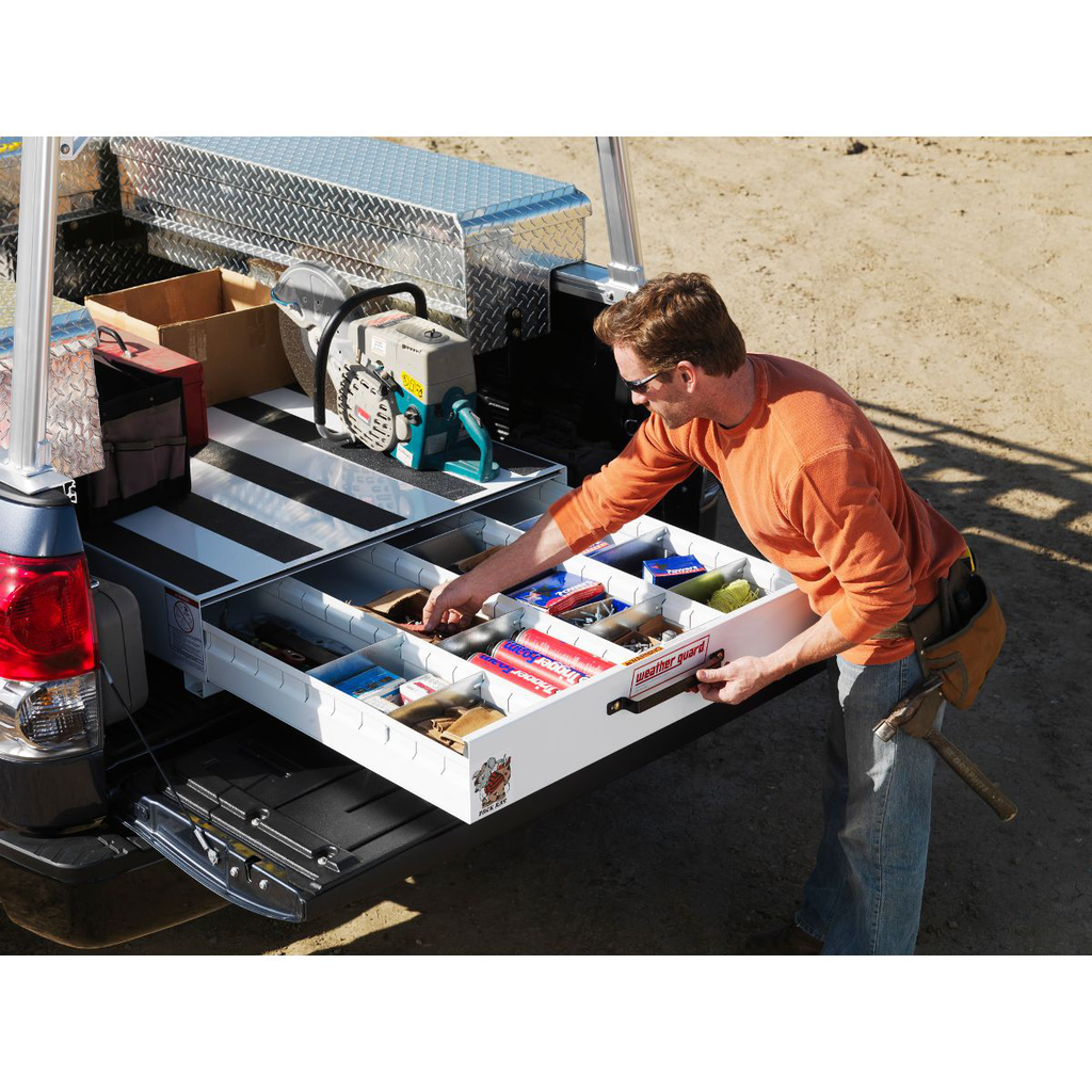 Weather Guard PACK RAT® Drawer Unit 48" X 40" X 9.5" - Steel, White Finish