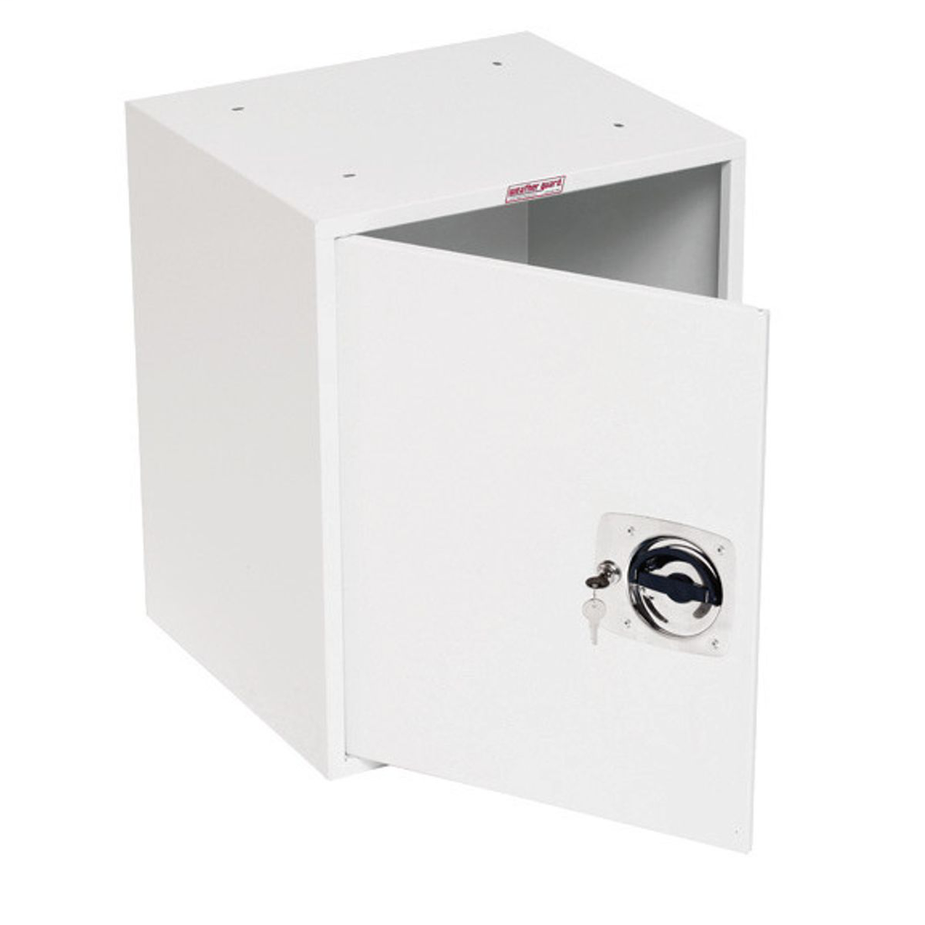 Lockable Cabinet, no shelf 22 in x 18 in x 16 in