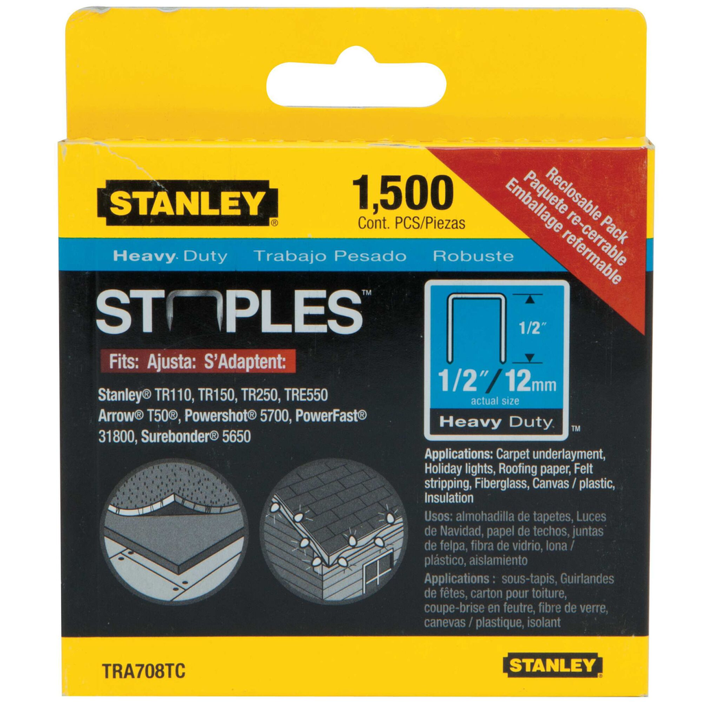 STANLEY 1/2 HD STAPLE 1500