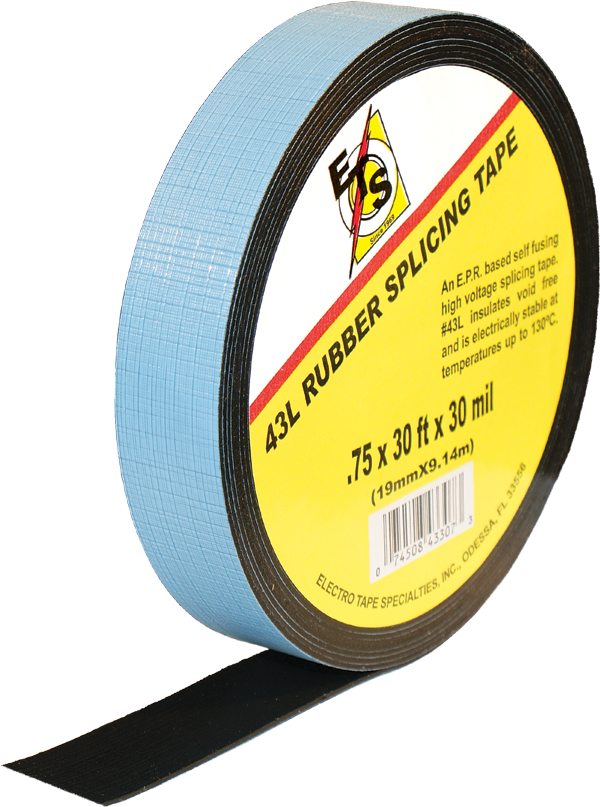 Electro-Tape 1 ½" (38 mm) x 30 ft 30mil High Voltage Rubber Splicing Tape - Linered 24/CS