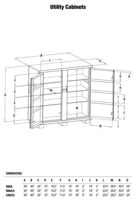 GREENLEE Cabinet Box  (P/N 5660LH)