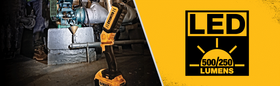DEWALT 20V MAX* LED Hand Held Area Light (Tool Only)