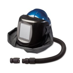Allegro Deluxe SAR Shield & Welding Helmet w/ High Pressure Control Valve (Hansen Fitting), #10 Lens