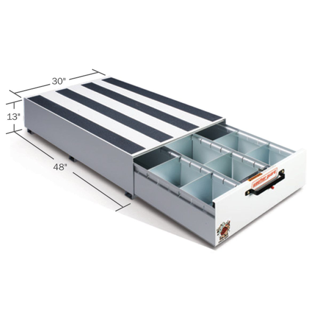 Weather Guard PACK RAT® Drawer Unit 48" X 30" X 13" - Steel, White Finish