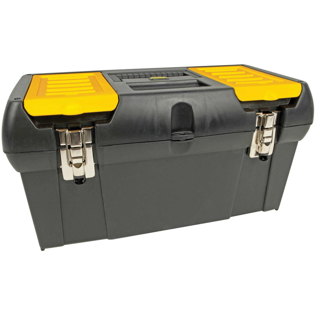 STANLEY® SERIES 2000 METAL LATCH TOOL BOX W/ TOTE TRAY - 19"