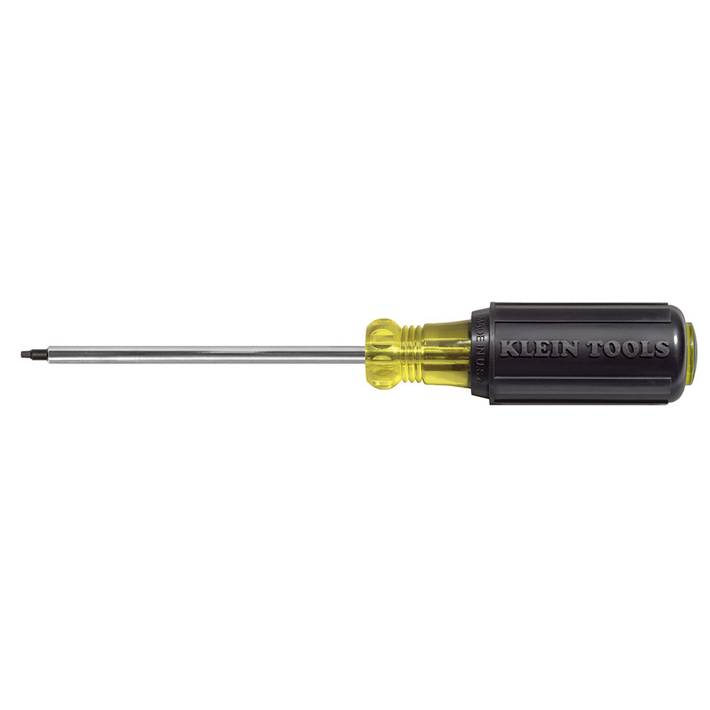 KLEIN #3 Square Recess Screwdriver 8'' Shank