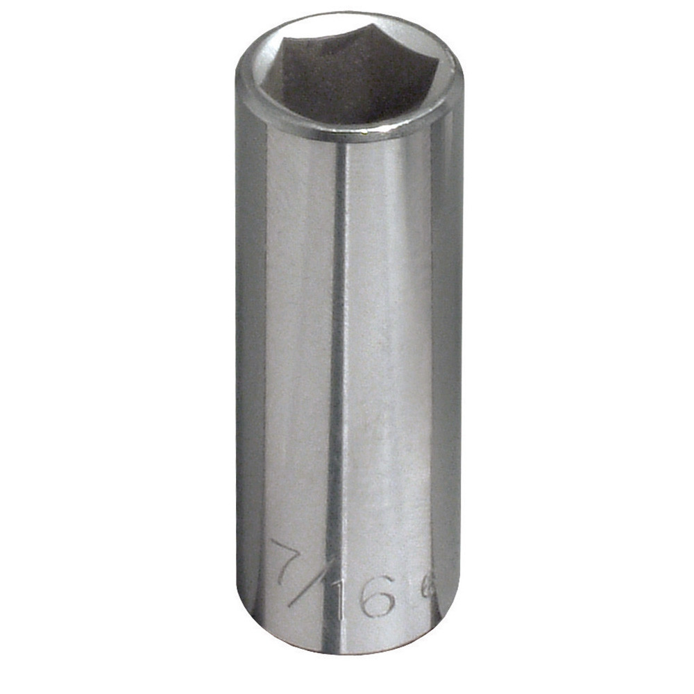 KLEIN 1/4'' Drive 1/4'' Deep 6-Point Socket