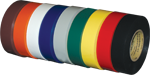 Electro-Tape 1/2" (12.5 mm) x 20 ft 7mil Industrial Grade Vinyl Electrical Tape White 84/CS