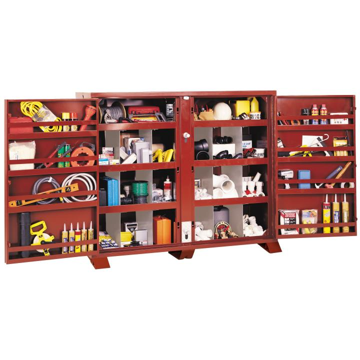JOBOX 24" Deep Extra-Heavy Duty Bin Cabinet