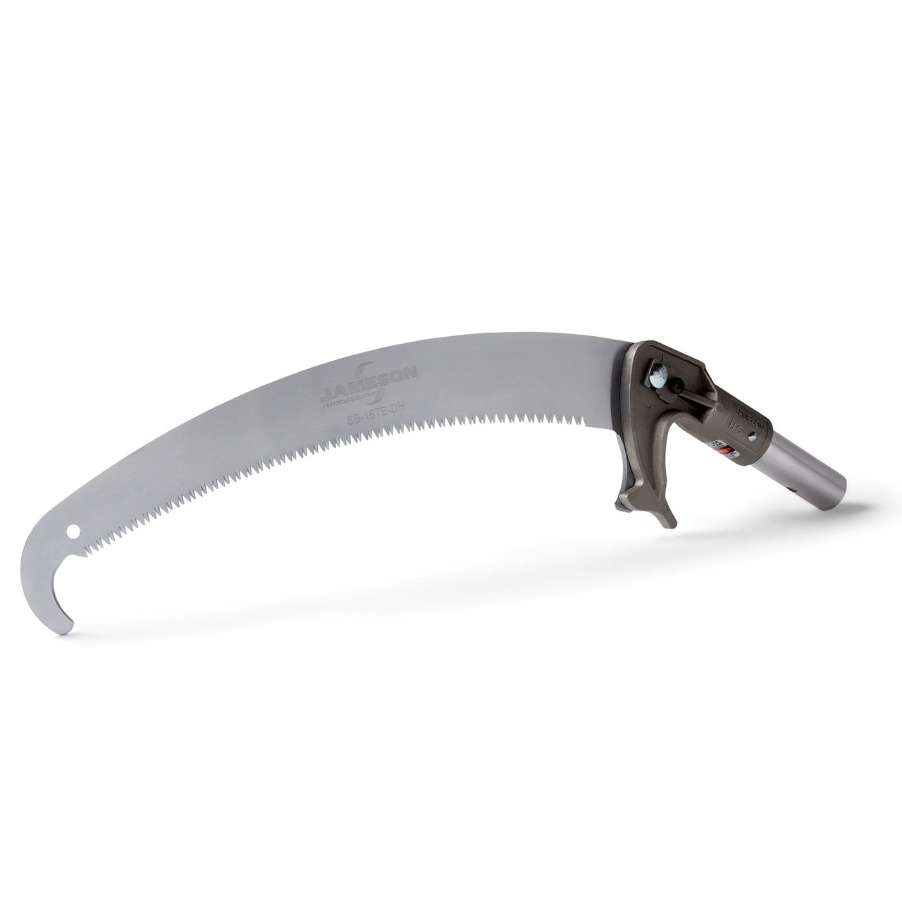 Jameson Double Hook Curved Blade Saw Head and Leather Scabbard, 16"