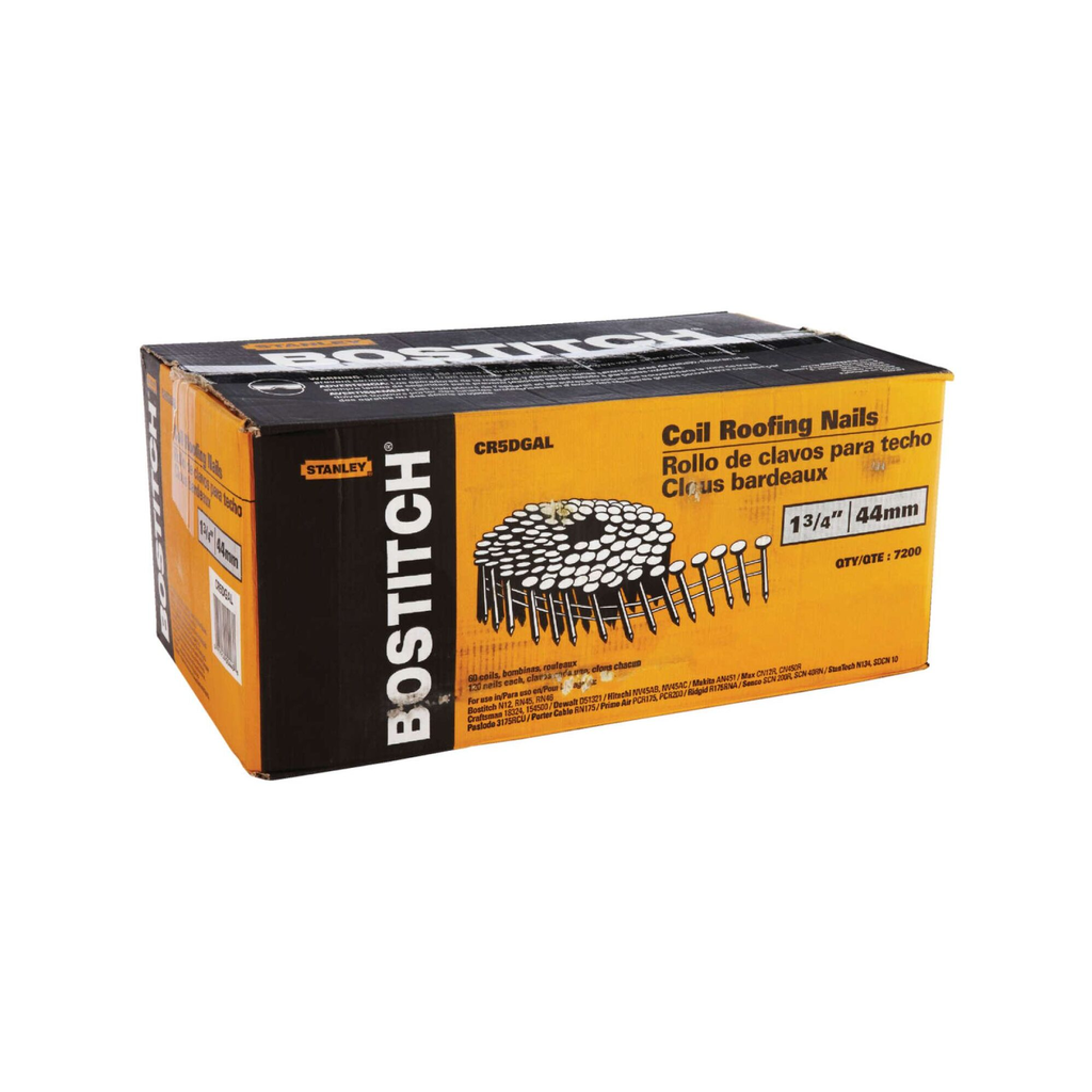 BOSTITCH NAIL,COL,120,ROOF,1-3/4
