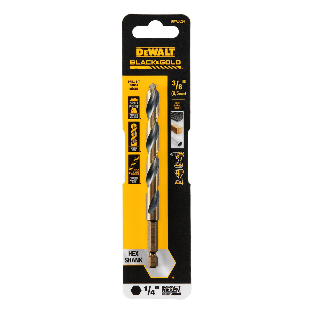 3/8IN BLACK AND GOLD IR DRILL BIT