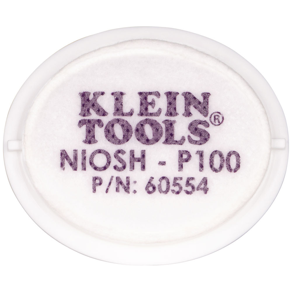 P100 Half-Mask Respirator Replacement Filters, 2-Pack
