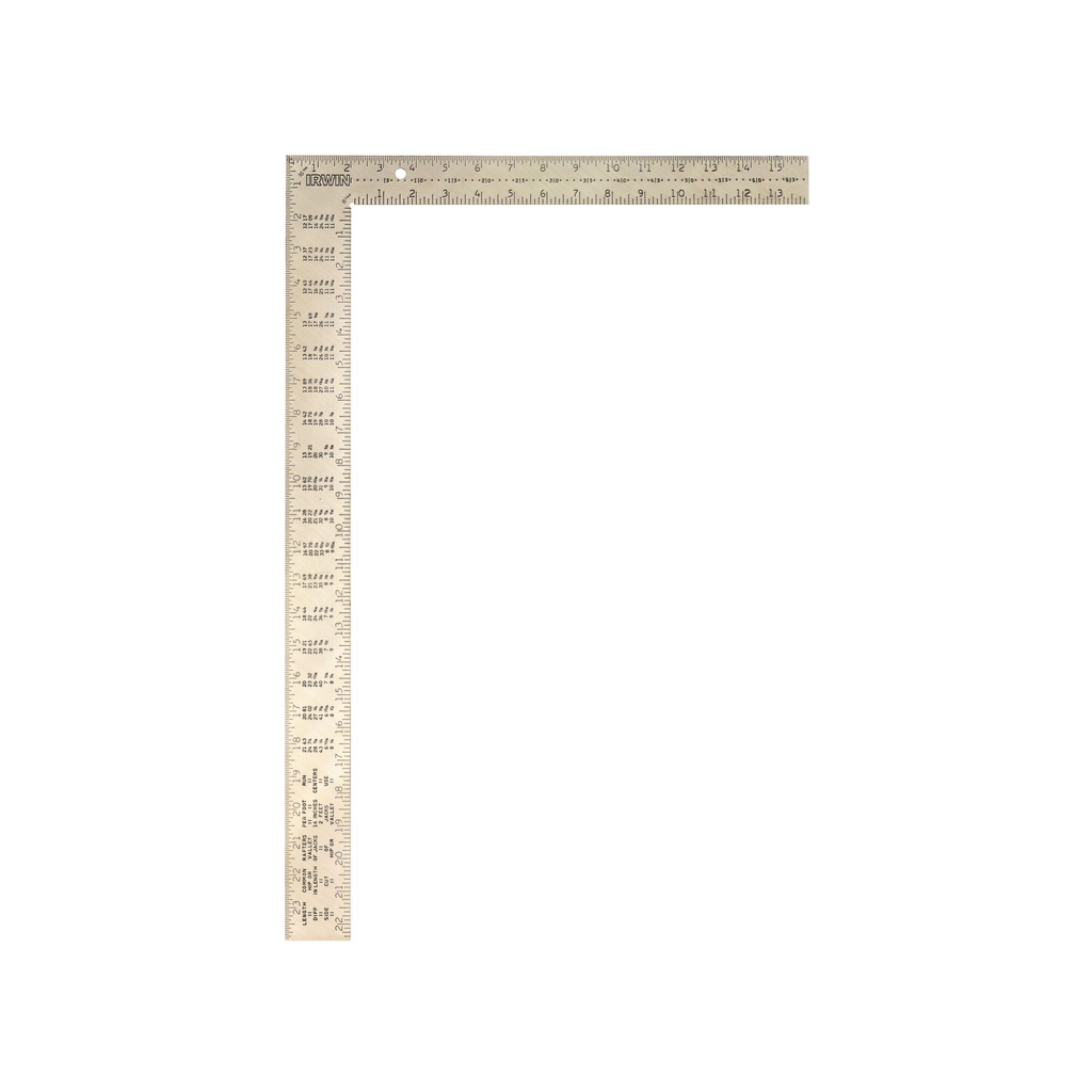 IRWIN STEEL FRAMING SQUARE 16" X 24"