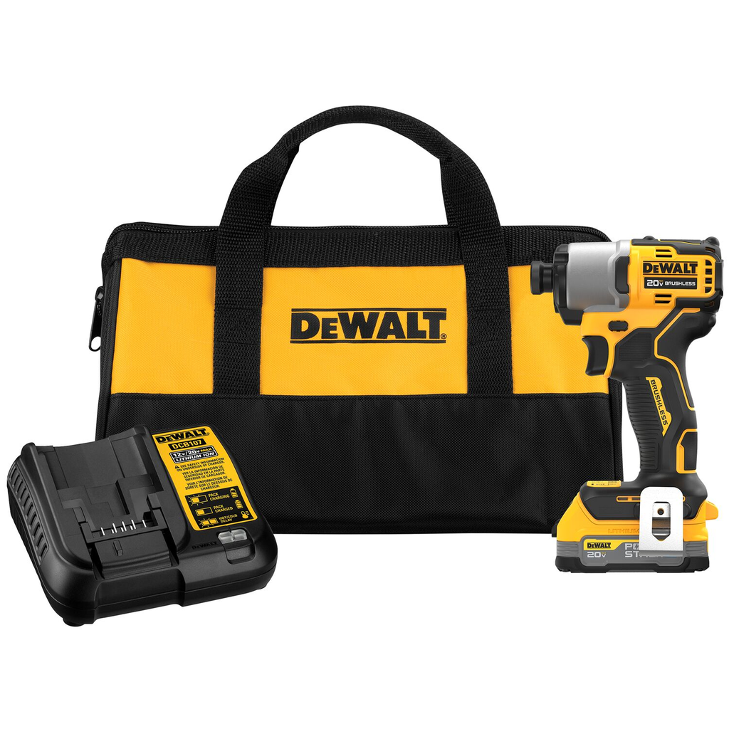 DEWALT 20V BRUSHLESS IMPACT DRIVER KIT