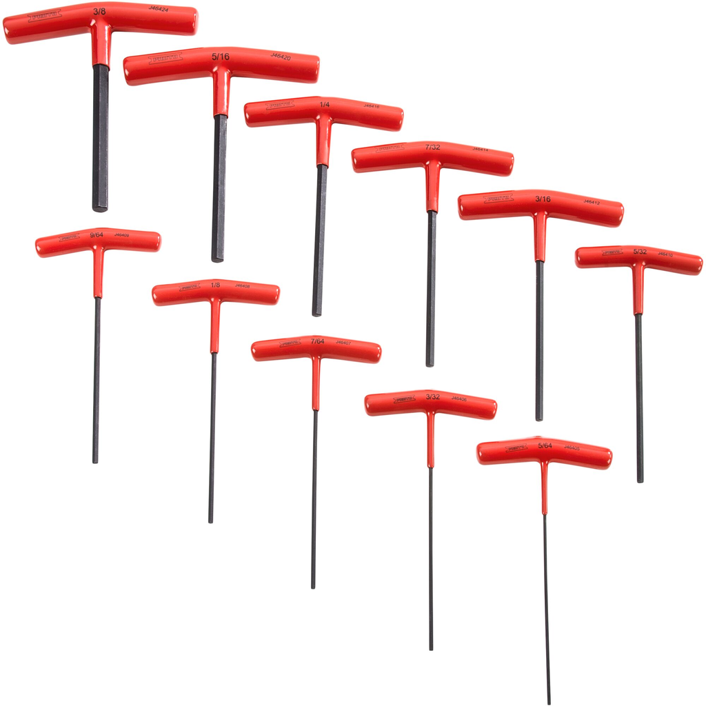 PROTO Set Hex Key T Handle 11Pc
