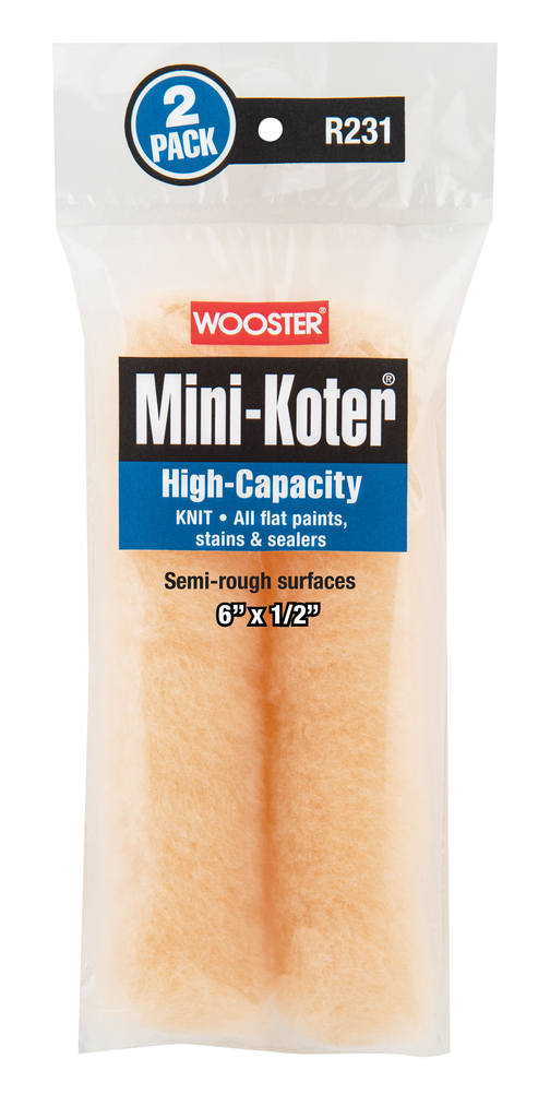 Wooster 6" Mini-Koter knit 1/2" 2pk