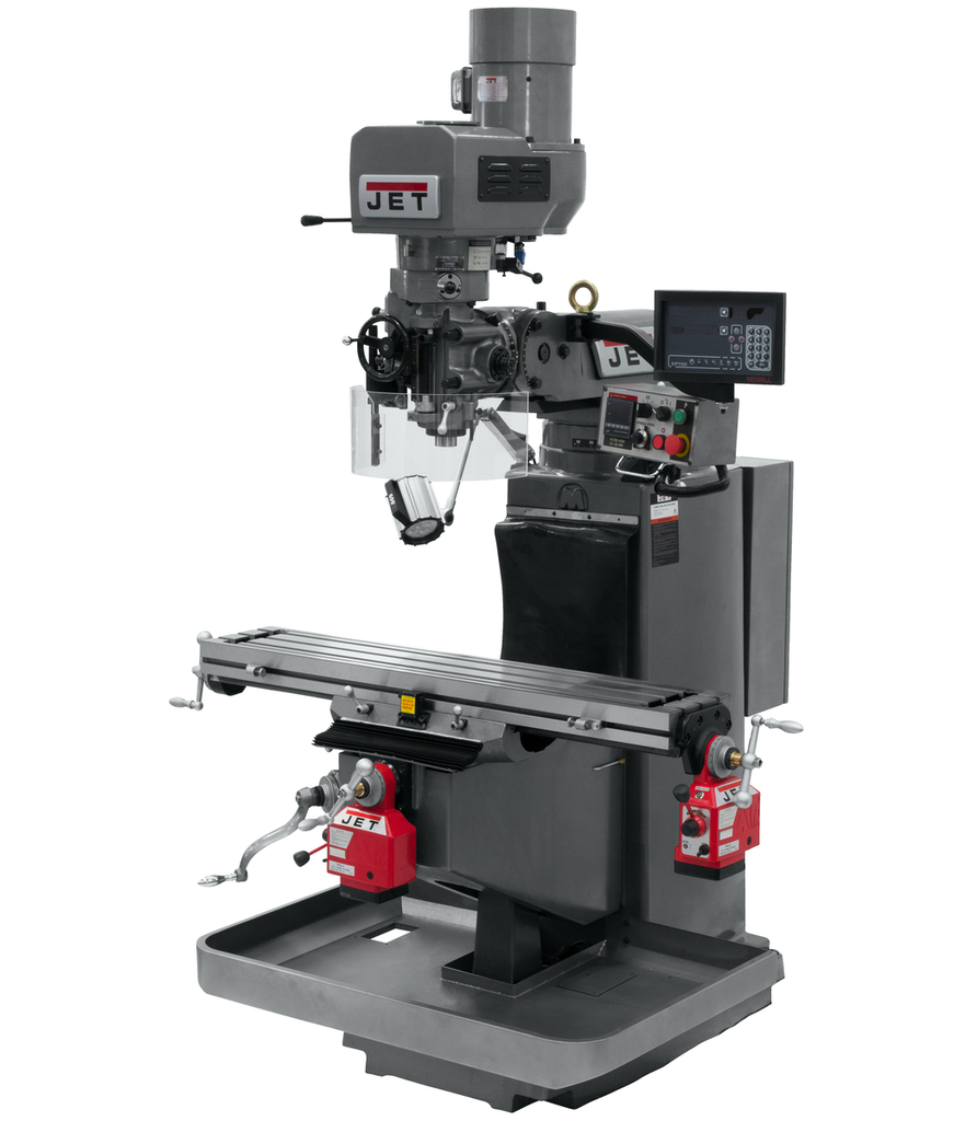 JTM-949EVS with Newall DP700 DRO, X & Y Powerfeeds