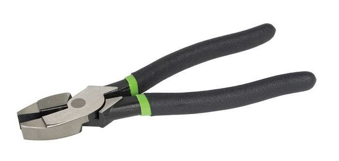 GREENLEE 8" Dipped Grip High-Leverage Side-Cutting Pliers