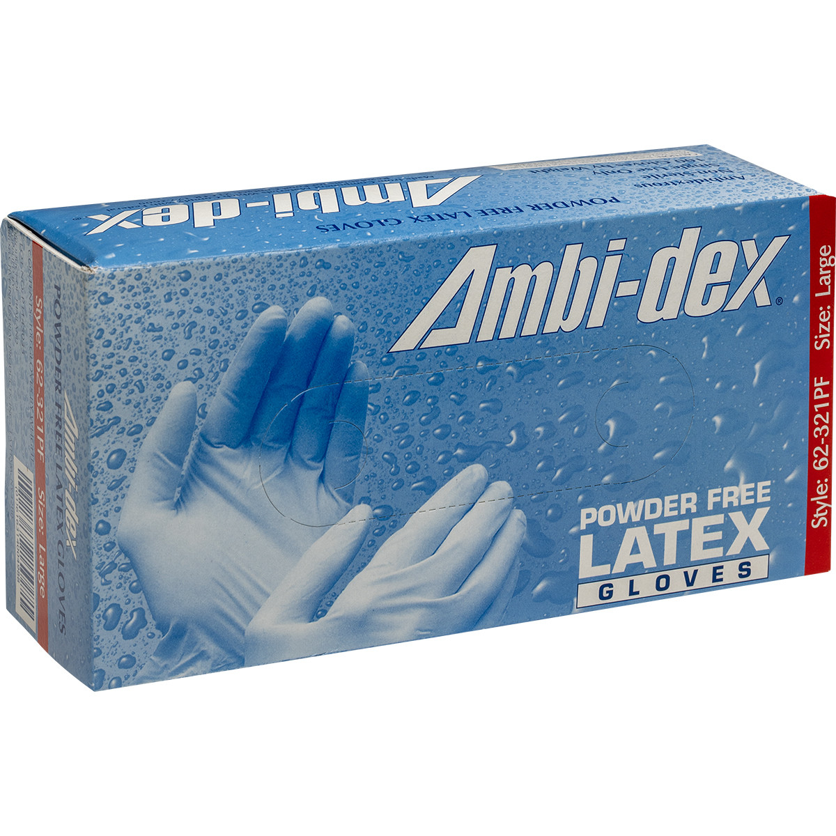 Ambi-dex® 62-321PF  Disposable Gloves, Size L, Natural