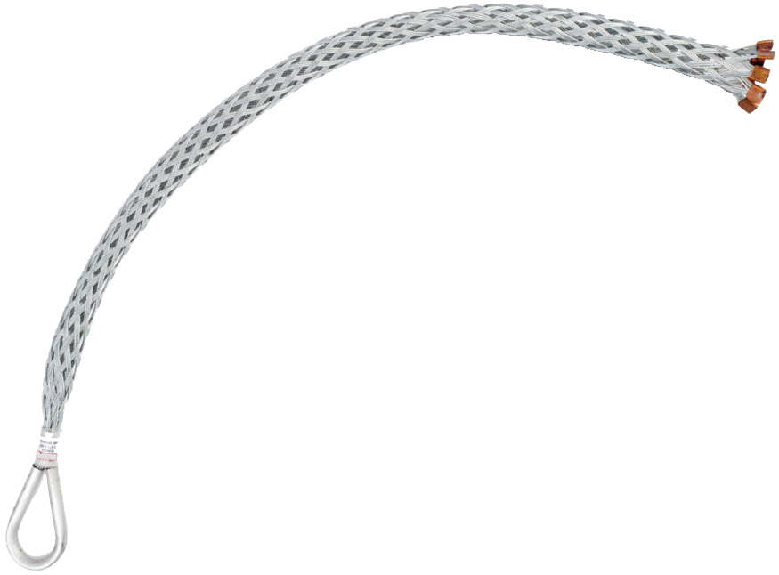 Triple weave Underground Pulling Grip With Barbell (Finger), 2.00-2.75" Diameter, 32" Lattice length, 1/EA