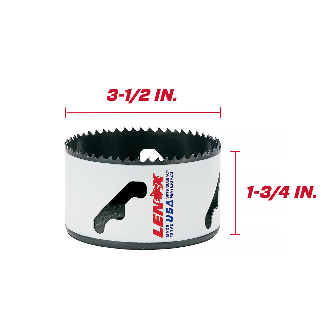 LENOX Bi-Metal Speed Slot Hole Saw With T3 Technology, 3-1/2"