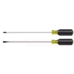 Klein 2 Piece 10" Long Blade Screwdriver Set