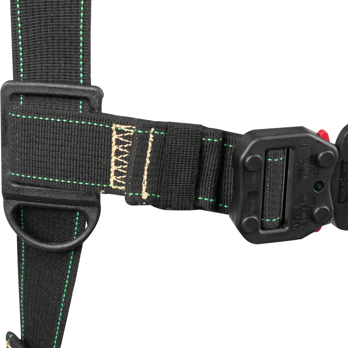 SAFEWAZE Arc Flash Construction Harness: DE 3D, DE QC Chest, TB Legs (L)