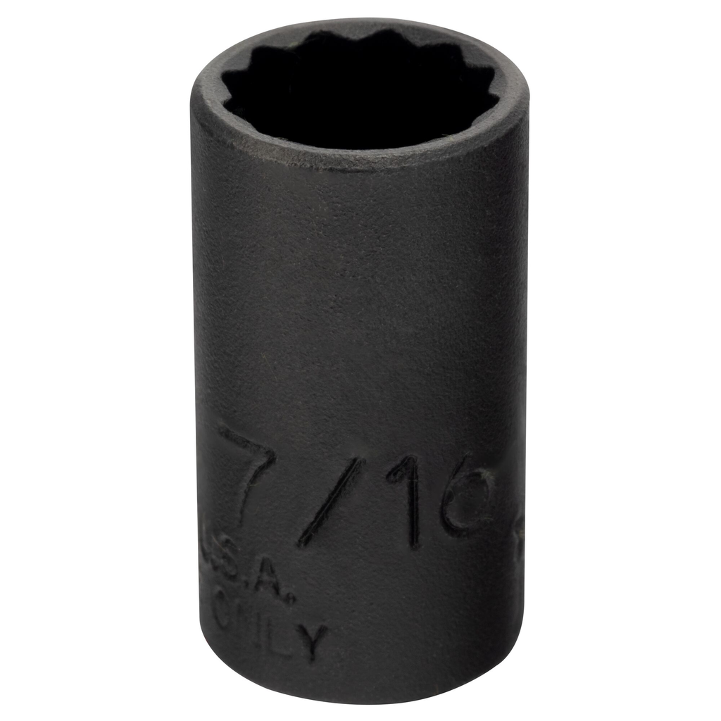 PROTO Skt 1/4 Dr 7/16 12Pt Black