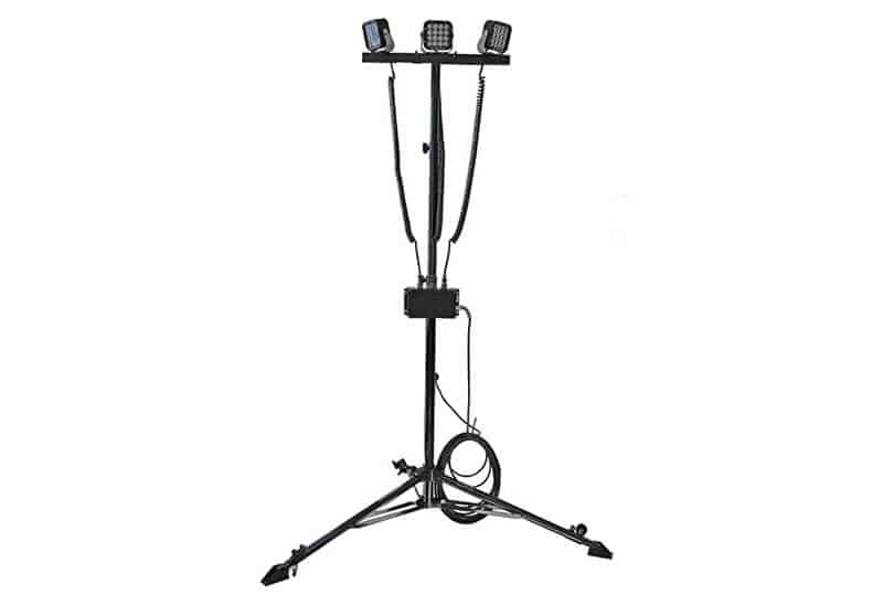 Jameson Wide Area Light with Three Light Heads, Tripod, Case