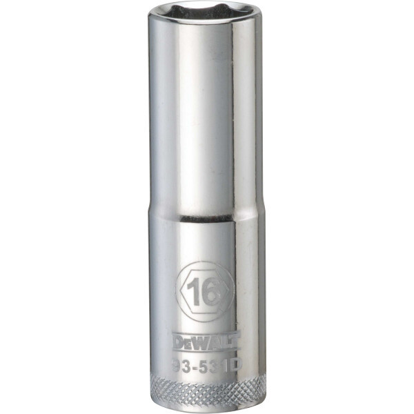 DEWALT 001Pc 12Dr Deep Socket-06Pt-16