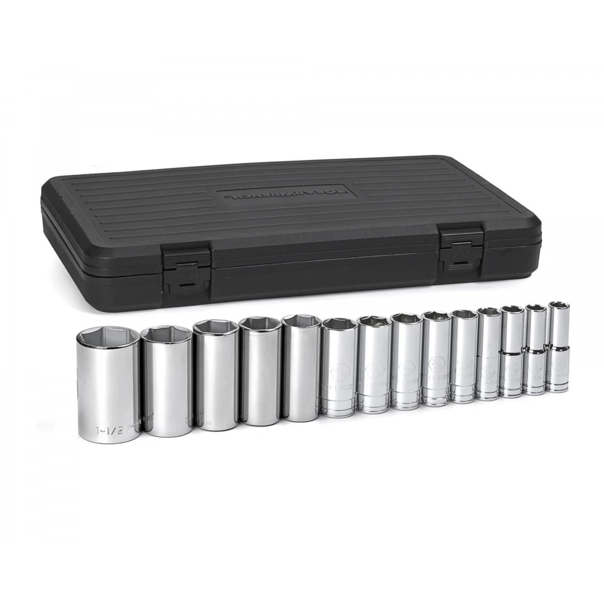 14 Pc. 1/2" Drive SAE Deep 6 Point Socket Set