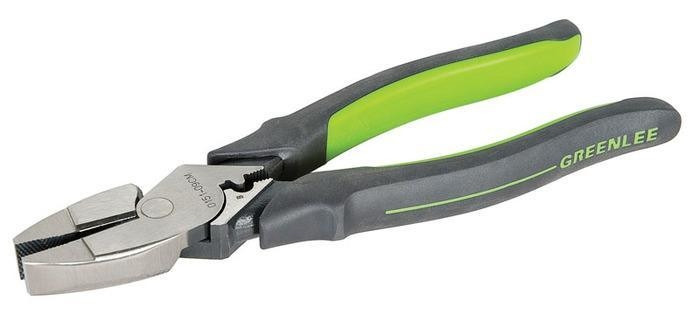 GREENLEE 9" Molded Grip Crimping Pliers